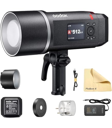 Flash Da Studio Godox QS400II - 400Ws, Luce Pilota 150W, Sistema Godox X, Per Ritratti E Matrimoni