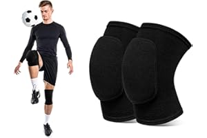 FAINCA Knieschoner, Verdickter Schwamm Knieschoner Volleyball, Elastizität Volleyball Knieschoner, Knieschoner Tanzen, für Sport Fußball Handball Volleyball Tanzen (Schwarz)