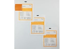 MEDISALE Pack of 10 Inadine Dressings - Non-Adherent Pads for Wound Care & Infection Prevention | Sterile Pads | Infection Management