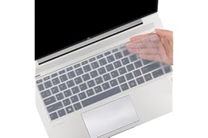 MUBUY-GOL Keyboard Cover for 14" HP ProBook 440 445 G5 G6 G7 |HP ProBook 430 G5 |HP ProBook x360 440 G1 |HP ProBook 640 G4 G5 Keyboard Protective Cover Skin [Not fit Probook 430/440/640 G1 G2 G3 ]-Clear