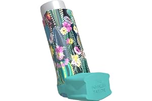 The Inhaler Tailor Inhaler Cover for Kids and Adults – Vegan Leather Case in Over 30 Designs for Ventolin and Shorter Style Inhalers – Handmade in England (Cactus, Ventolin Style)