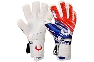 ‎RENEGADE GK Renegade GK Eclipse Profi-Torwarthandschuhe mit Fingerschutz (Größen 7-12, Level 5) 4+3MM EXT Contact Grip | Maximale Griffigkeit, Schutz und Komfort | Torwarthandschuhe Herren, Erwachsene, Jungen