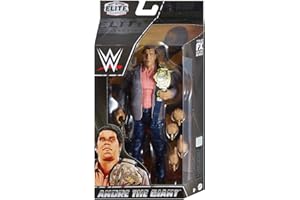 WWE Figurine Articulée André Le Géant De La Collection Élite Avec Accessoires, À Collectionner, Jouet Enfant, Dès 3 Ans, HKN79