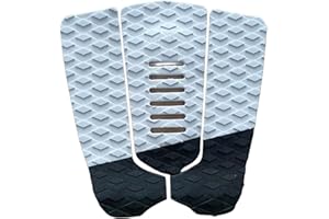 LOVIVER 3x Surfboard Traction Pad, Tail Pad Non Slip Surf Strong Grip Water Sports Decks Pad Deck Grip Mat for Skimboard Surfing Canoe Kiteboard Boat