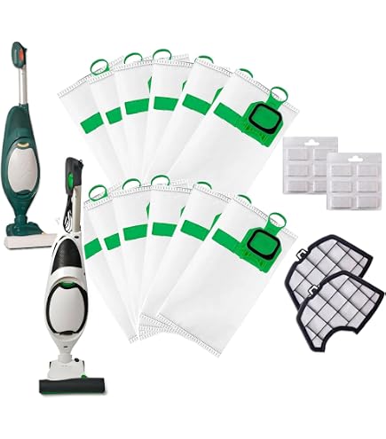 Daniplus Cavo Alimentazione 10m Verde Per Aspirapolvere Vorwerk Folletto VK 140 (Ricambio)