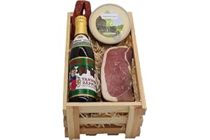 SCHWARZWALDART Black Forest Art Gift Basket - Black Forest Box - Wooden Box Small (Fir Tooth Tree)