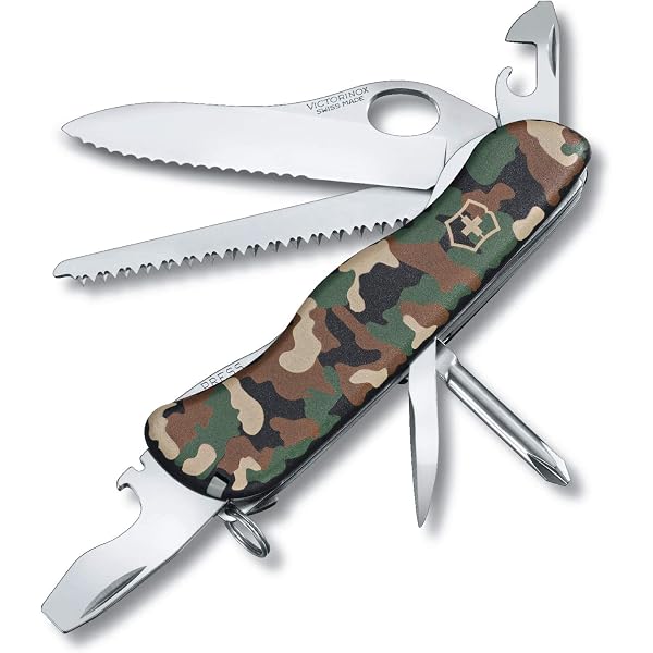 Victorinox Swiss Army Knife - Soldier Knife - 10 Functions, Multi