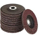 Eujgoov Taşlama Taşları 10 Adet 60 Grit Taşlama Zımpara Tekerleği Flap Disk Al&uuml;minyum Oksit Aşındırıcılar Taşlama Diski A&ccedil;ı &Ouml;