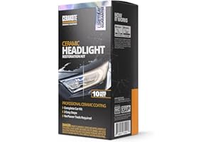 ‎CERAKOTE CERAKOTE Ceramic Headlight Restoration Kit – matte und blinde Scheinwerfer Aufbereitung Set | professionelle Keramikbeschichtung | kein Elektrowerkzeug notwendig | #1 in den USA