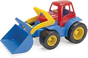 Dantoy Kids Toy Tractor with Front Loader, Made in Denmark