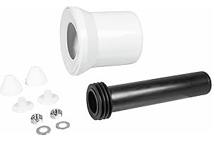 Cornat CKAG80 Jeu de Pièces pour raccordement de WC mural 90/180 mm