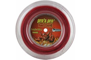 P3 INTERNATIONAL Pro's Pro Red Devil Tennissaite, 200 m, Rot