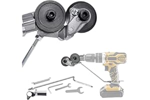LANZLC Blechschere Elektrisch, Blechschneider für Akkuschrauber, Bohrplattenschneider Elektrischer Metallschneider, Rollschneiderkopf Blechknabber zum Schneiden von Aluminium, Eisen, Stahl, Kupfer