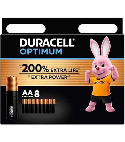 24 Pile Duracell Optimum – 12 AAA + 12 AA, Fino Al 200% Di Durata In Più, Confezione 100% Riciclabile Senza Plastica