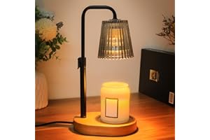 HUAEU Candle Warmer Lamp Dimmable Timer: Adjustable Height Electric Melter Candle Lamp Dimmable Candle Heater for Wax Jar Candles-Gift for Women,Mum,Teacher – Thank You Birthday Presents