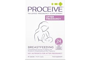 Proceive® Breastfeeding Supplement - Vitamins for New Mums After Childbirth, 60 Capsules - Vegan