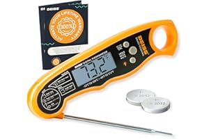 Deiss PRO Digital Meat Thermometer – Ultra Fast Precise Readings with Backlight Display - Perfect Food Thermometer for Beef, Pork, Poultry, Fish – Accurate Cooking Thermometer with Magnet