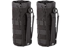 Dyna-Living - Juego de 2 portabotellas tácticos (Nailon)