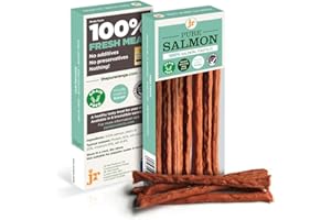 JR J R Pet Products 3 x 50g Pure Dried 100% Fresh Meat Sticks Dog Treat Gluten & Grain Free - SALMON