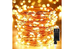 ERWAWEE Luci Albero di Natale 30M 300 LED, Filo di Rame Catena Luminosa Impermeabile Luci di Natale da Esterno Interno Stringa Natalizie Decorazioni per Festa,Nozze,Casa, Giardino,Balcone,Matrimonio,Halloween