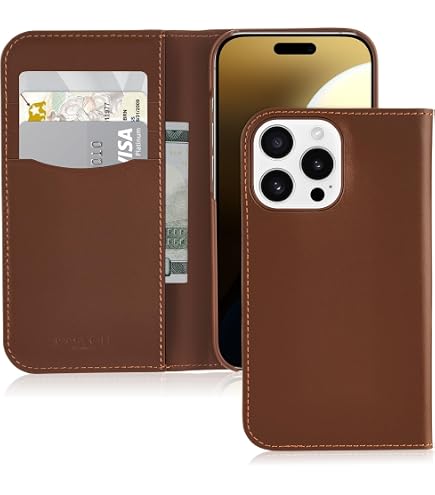 Coach Signature Leather Wallet Folio iPhone 16 Pro Max Case