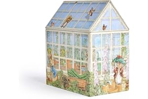 Elite Gift Boxes Cottage - Scatola di latta multicolore floreale, 12,1 x 7,6 x 13,3 cm