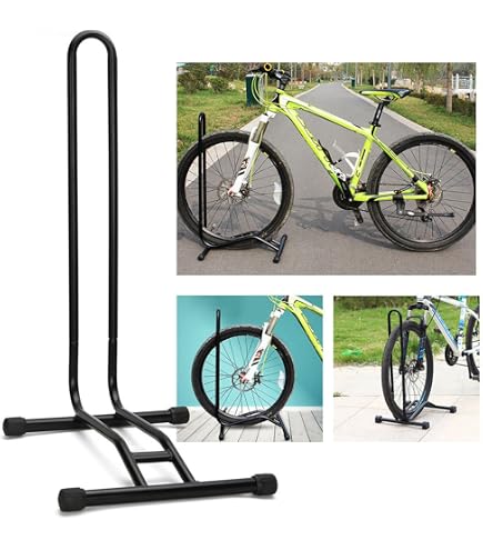 Béquille Latérale Vélo - Support Réparation, Noir, Métal, Stable Et Robuste