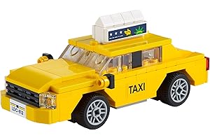 STEIN-EXPERTE Lego® Creator 40468 - Taxi giallo - Modello da collezione retrò per bambini e adulti, auto giocattolo con dettagli classici, idea regalo e decorazione per i fan di Lego®