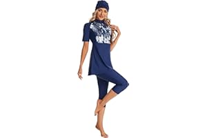 TaissBocco Kurzarm Bademode Für Mädchen Sonnenschutz Surfwear Plus Größe Burkini Bademode Beachwear