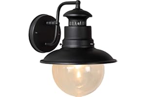 Lucide FIGO - Applique Murale Extérieur - Ø 21,5 cm - IP44 - Noir