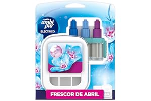 AMBIPUR Ambi Pur 3Volution - Aparato + 3 recambios Aroma Frescor de Abril, 40ml
