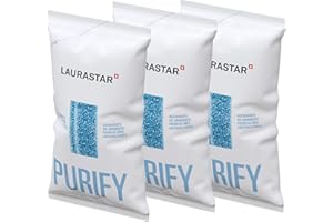 LAURASTAR Filtre anti calcaire 3 recharges granulés filtre S Pure Plus/Xtra, Blue