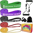 BEAOTINWIN Resistance Bands, 5 Levels Exercise Band, Pull Up Bands Set with Handles& Anchors for Fitness Yoga Muscle Toning, Exercise Band for Men and Women