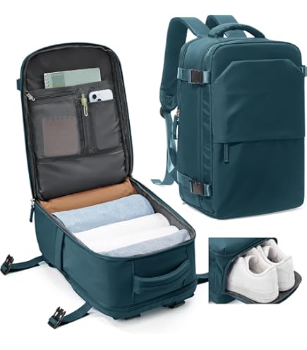 LOVEVOOK Zaino Da Viaggio Uomo Donna Zaino Aereo Bagaglio A Mano Per Easyjet Ryanair Borse Da