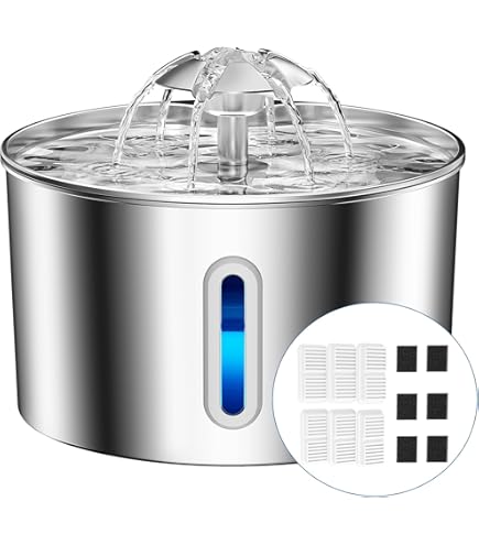 Pet Supplies : 8 Pcs Cat Fountain Replacement Filters For Veken 95Oz/2.8L Automatic Pet Fountain