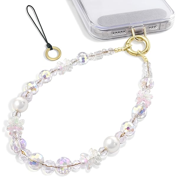 1 Pièce Cordon Telephone Portable,Cristal Bracelet Telephone