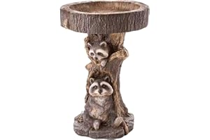 OTHERWAY Mangiatoia Per Uccelli Da Giardino, Garden Statue Bird Feeder, Abbeveratoio Per Uccelli, In Resina, Decorazione Per Il Giardino, Mangiatoia Per Uccellini Da Esterno