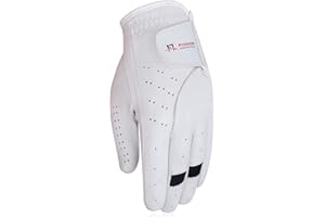 Foriox International All Weather Golf Gloves for Men Right & Left handed for Golfer Comfortable Fits Great & Non-Slip Leather Flexible Golfing