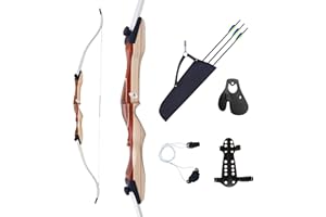 Franks-Castle Bogenset Einsteigerset Recurvebogen Ragim Wildcat mit Zubehör und Carbonpfeilen