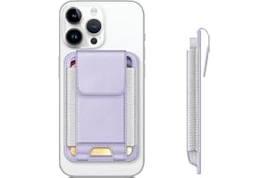 Casebo för magsafe plånbok, magnetisk korthållare, RFID-blockerare, violett, 3.7X2.5 zoll, Klassisk
