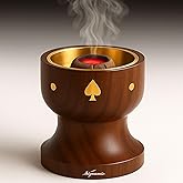 Signamio Wooden Dhoop Holder Stand - Elegant Bakhoor Burner & Loban Burner, Versatile Dhoop Stand for Incense, Crafted for Ho
