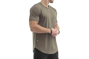Sixlab Round Tech Herren T-Shirt Muscle Basic Gym Sport Fitness Tshirt