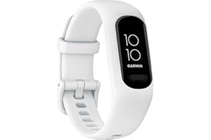 Garmin Vívosmart 5, Blanc - Bracelet d'activité connecté - Taille S/M