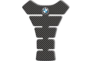 TANKPAD Protector de depósito adhesivo de resina efecto 3D compatible con B.M.W. Carbono