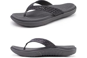 KuaiLu Chanclas Mujer Verano Playa Sandalias de piscina Apoyo de Arco Ortopedicas Chanclas Zapatos Cómodos para Caminar Antideslizante