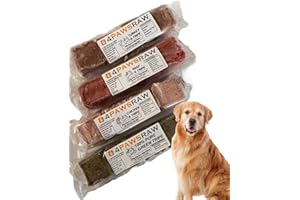 4PAWSRAW Frozen Raw Dog Food Variety Box - Chicken & Tripe | Turkey | Beef | Green Tripe (20 Packs, 560g Each, 11.2kg Total)