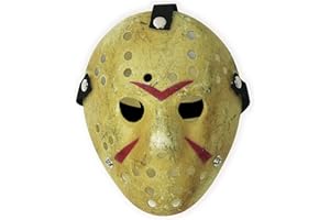 CASA CLAUSI Landisun Maske, Horror-Hockey-Maske, für Halloween