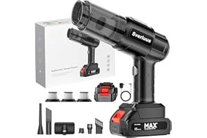 Sverluus Aspirateur à Main, 21000 Pa Mini Aspirateur Voiture Fil avec HEPA Filtre, Aspirateur De Voiture Puissant Portable Aspirateur Rechargeable par USB pour Poils d'animaux, Voiture, Maison