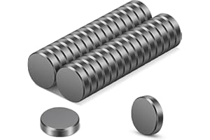 Wukong 30 Piezas Imán Potentes, 18×5mm Imanes Nevera Magnets, Imanes Ferrita para Oficinas, Tablones de Anuncios y Escuelas