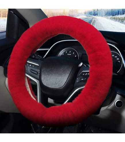 Lot De 3 Housses Volant D'hiver En Peluche Rose - Chaud & Antidérapant - Universel 35-39 Cm - 6